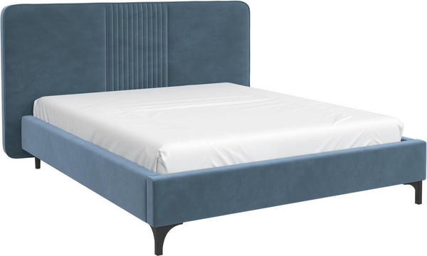 Изображение товара Двуспальная кровать Bravo Мебель Стелла-2 160x200 без ПМ Стандарт 2 Вариант (джинс)