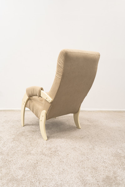 Изображение товара Кресло мягкое Glider Модель 61 (темно-бежевый/дуб шампань)