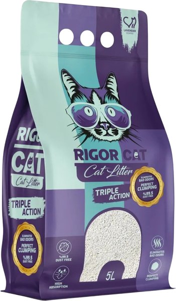 Изображение товара Наполнитель для туалета Rigor Cat Лаванда (5л)