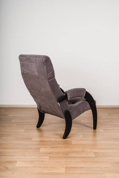 Изображение товара Кресло мягкое Glider Модель 61 (темно-серый/венге)