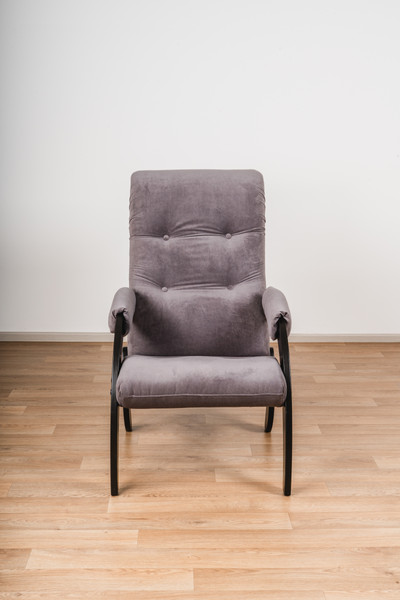 Изображение товара Кресло мягкое Glider Модель 61 (темно-серый/венге)