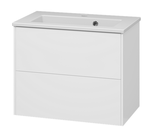 Изображение товара Тумба с умывальником Brevita Toy 60 / TOY-09060-0102Я+B-AVI060-01