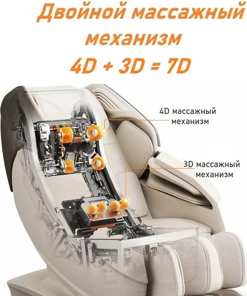 Изображение товара Массажное кресло iRest А 550 (бежевый)