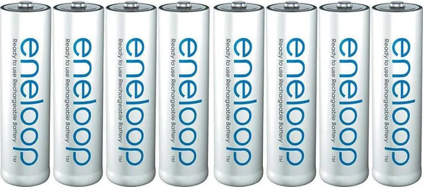 Изображение товара Комплект аккумуляторов Panasonic Eneloop AA 1900 8BP / BK-3MCCE/8BE (8шт)