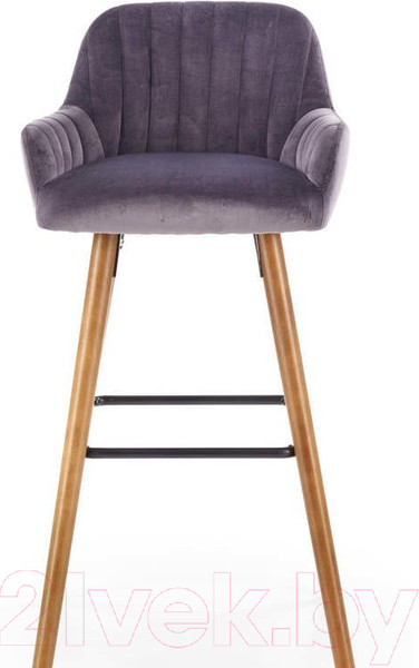 Изображение товара Стул барный Halmar H93 (темно-серый/орех)