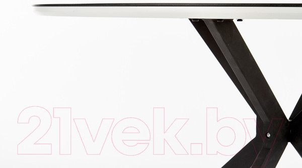 Изображение товара Обеденный стол Halmar Avelar (черный/белый)