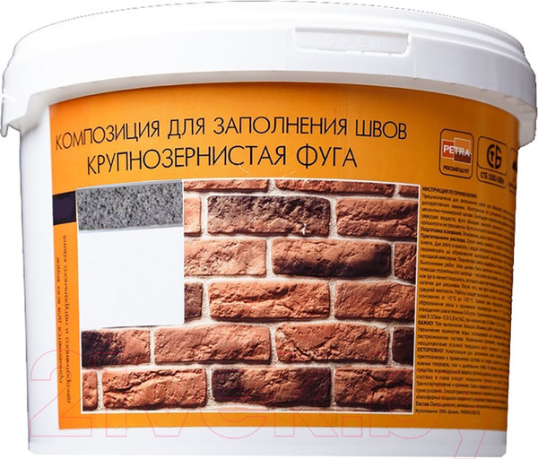 Изображение товара Фуга цементная Petra K08 дымка (5кг)