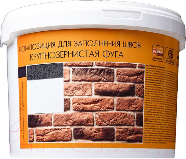Изображение товара Фуга цементная Petra K09 графит (5кг)
