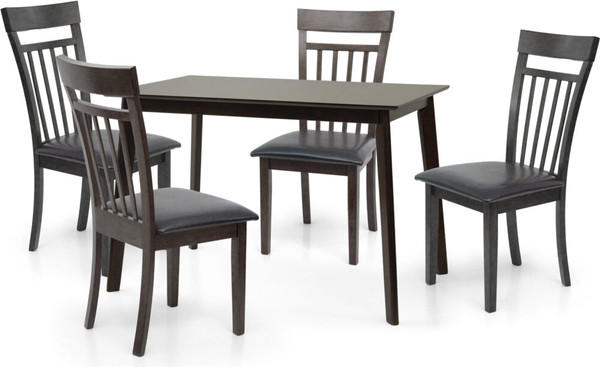 Изображение товара Обеденный стол Мир Ротанга Эдисон раскладной 110-140x70 / 23869v276 (19128)-1-1-1-1-1 (эспрессо)