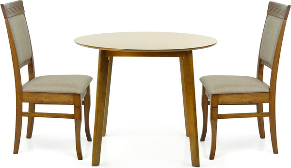 Изображение товара Обеденный стол Мир Ротанга Элис раскладной 90-115 / 23869v276 (19128)-1-1-1-1-1-2-2 (коричневый)