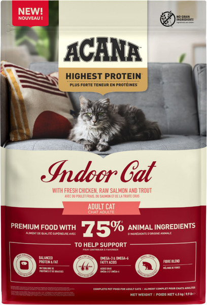 Изображение товара Сухой корм для кошек Acana Cat Indoor птица и рыба / 2230 (1.8кг)