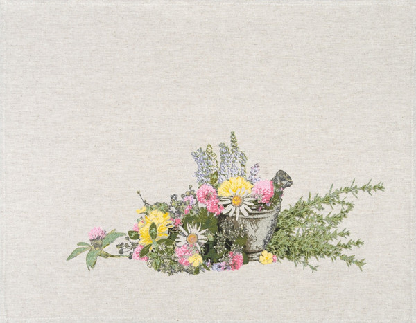 Изображение товара Набор полотенец Pole Kvetak (Беларускі лён) 46х60 24С112-ШР/рп/фкор/к. (32 Целебные травы-3/сорт1)