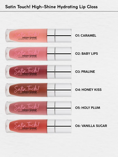 Изображение товара Блеск для губ Monic Beauty Satin Touch! High-Shine Hydrating Praline 03