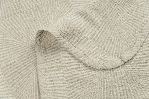 Изображение товара Плед Pole Kvetak (Беларускі лён) 210х190 22С155-ШР/у./л.с.уп. (330 Хрусталь 983/сорт 1)