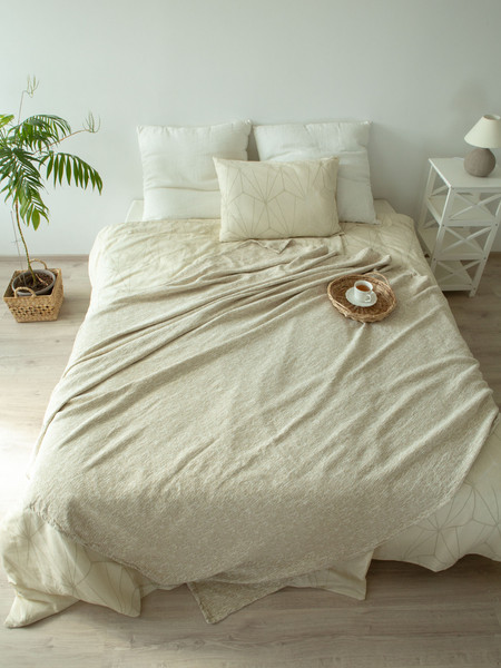 Изображение товара Плед Pole Kvetak (Беларускі лён) 180x220 24С15-ШР/у/л.с.уп. (5 Акварель-1/122/сорт1)