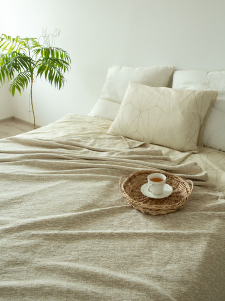 Изображение товара Плед Pole Kvetak (Беларускі лён) 180x220 24С15-ШР/у/л.с.уп. (5 Акварель-1/122/сорт1)