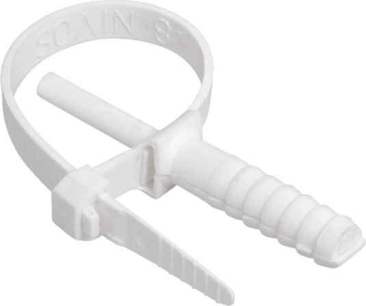 Изображение товара Дюбель-хомут ЭРА NO-225-213 / Б0066256 (7х150мм, 50шт, белый)