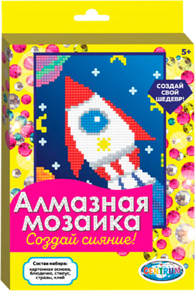 Изображение товара Набор алмазной вышивки Centrum Ракета / 87957