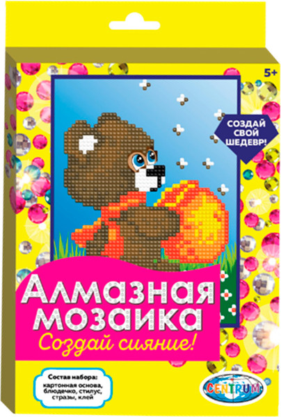 Изображение товара Набор алмазной вышивки Centrum Медвежонок / 87959