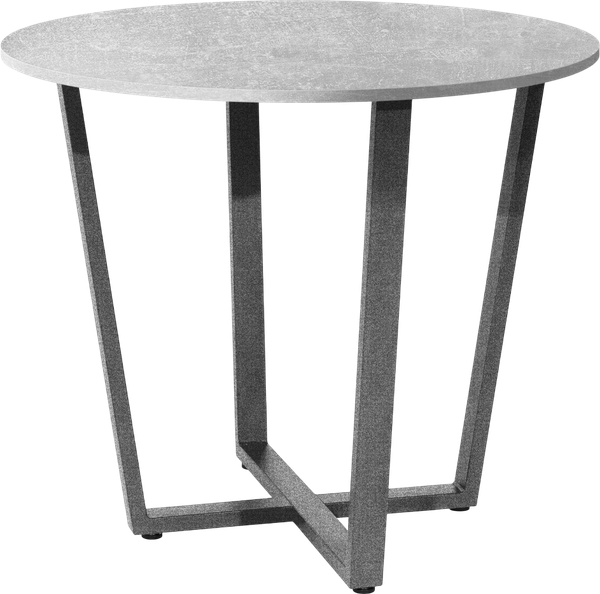 Изображение товара Обеденный стол Millwood Орлеан Л18 D90x1.8 (бетон/графит)
