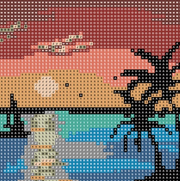 Изображение товара Набор алмазной вышивки Centrum 5D Закат / 80873А