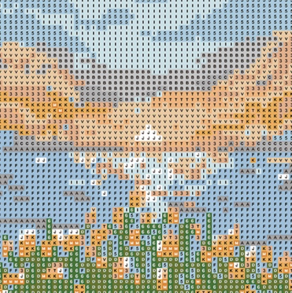 Изображение товара Набор алмазной вышивки Centrum 5D Закат / 80875А