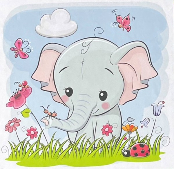 Изображение товара Набор алмазной вышивки Centrum Слоненок / 89775