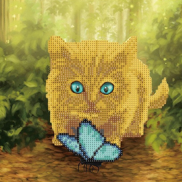 Изображение товара Набор алмазной вышивки Centrum 5D Кошка / 80884А