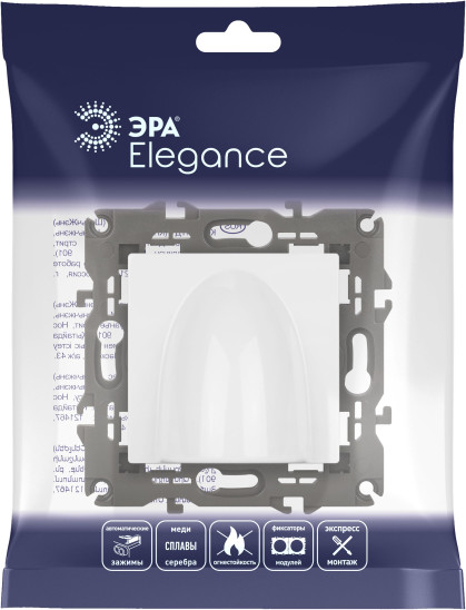 Изображение товара Вывод кабеля ЭРА Elegance 14-6003-01М / Б0065849 (белый матовый)