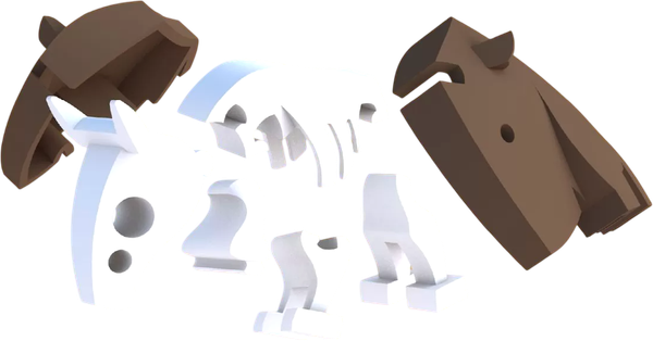 Изображение товара Игрушка-конструктор Halftoys Animal Гну HAS003