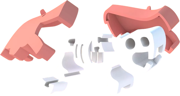 Изображение товара Игрушка-конструктор Halftoys Animal Бегемот HAS005