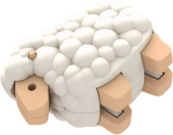 Изображение товара Игрушка-конструктор Halftoys Animal Овца HAS008