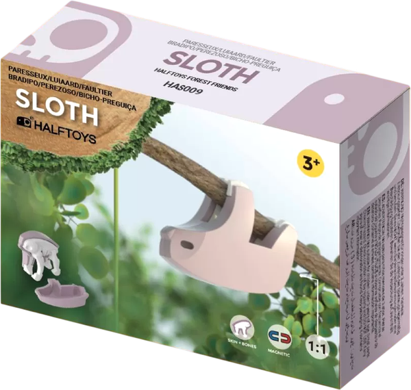 Изображение товара Игрушка-конструктор Halftoys Animal Ленивец HAS009