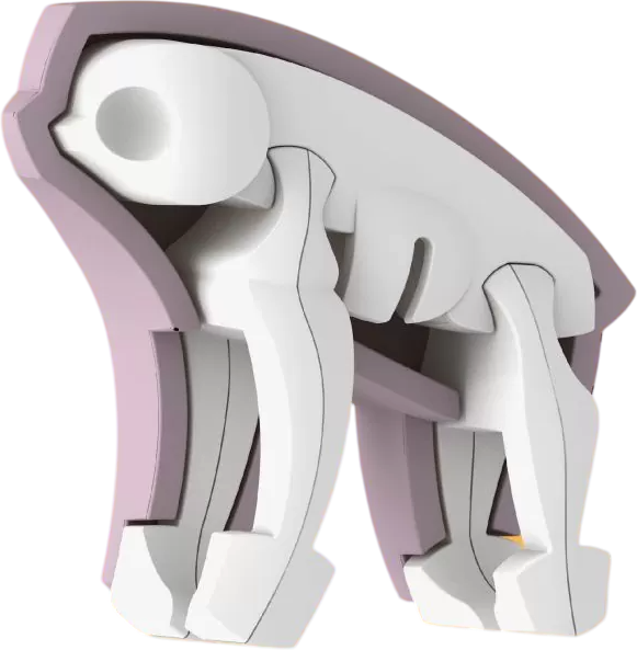 Изображение товара Игрушка-конструктор Halftoys Animal Ленивец HAS009