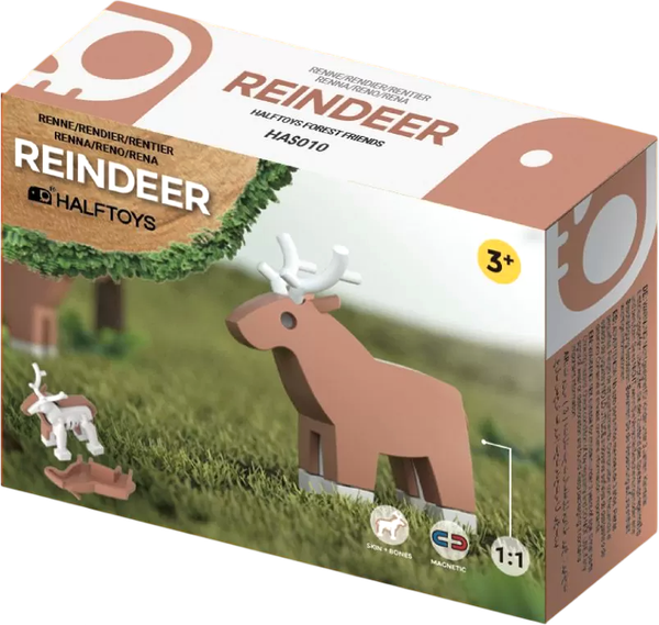 Изображение товара Игрушка-конструктор Halftoys Animal Олень HAS010