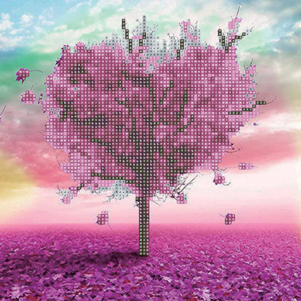 Изображение товара Набор алмазной вышивки Centrum 5D Розовое дерево / 89750