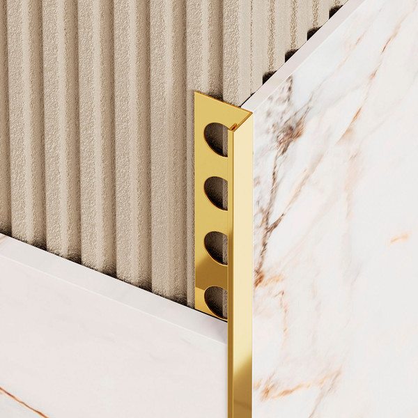 Изображение товара Профиль декоративный Profiling L10 (2.7м, золотой блеск)