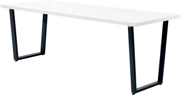 Изображение товара Обеденный стол Millwood Уэльс 180x80х75 (белый/металл черный)