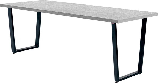 Изображение товара Обеденный стол Millwood Уэльс 180x80х75 (бетон/металл черный)