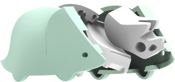 Изображение товара Игрушка-конструктор Halftoys Dino Трицера с диорамой HD001