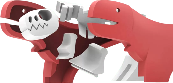 Изображение товара Игрушка-конструктор Halftoys Dino Ти-Рекс с диорамой HD002