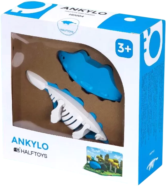 Изображение товара Игрушка-конструктор Halftoys Dino Анкило с диорамой HD004