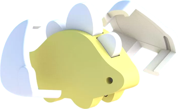 Изображение товара Игрушка-конструктор Halftoys Baby Dino Стего HDB005