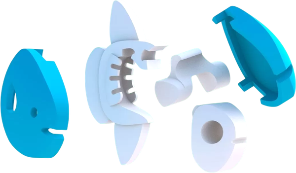 Изображение товара Игрушка-конструктор Halftoys Ocean Луна-рыба с диорамой HO002