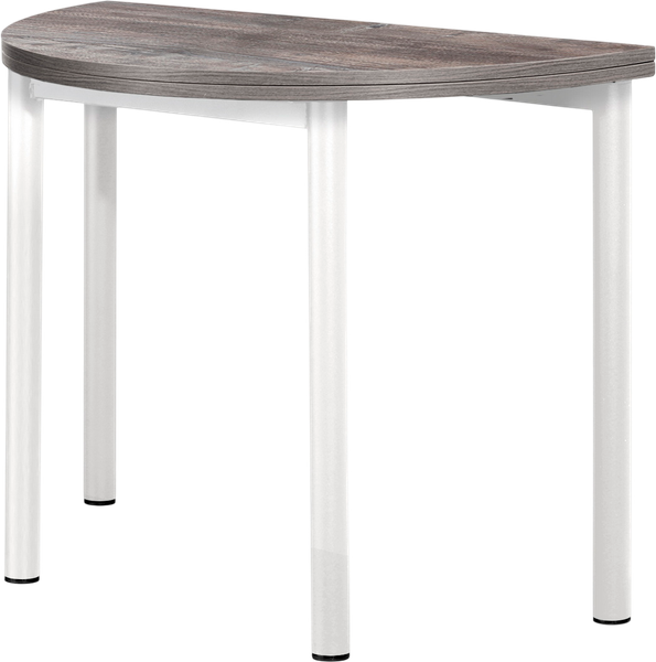 Изображение товара Обеденный стол Millwood Далис 1 D50-100x100x76 (сосна пасадена/металл белый)