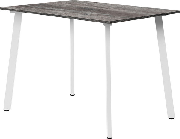 Изображение товара Обеденный стол Millwood Шанхай Л18 100x70х75 (сосна пасадена/металл белый)