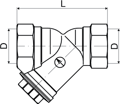 Изображение товара Фильтр грубой очистки Slovarm Осадочный муфтовый ДУ 15 К-508