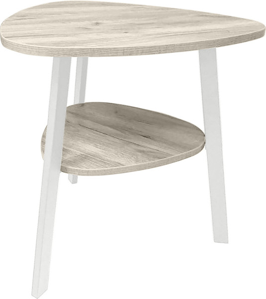 Изображение товара Журнальный столик Millwood Лофт СТ-8 Л 60x58х55 (дуб белый Craft/металл белый)