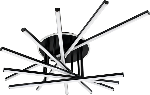 Изображение товара Потолочный светильник Mirastyle XL-70071/7+1 BK