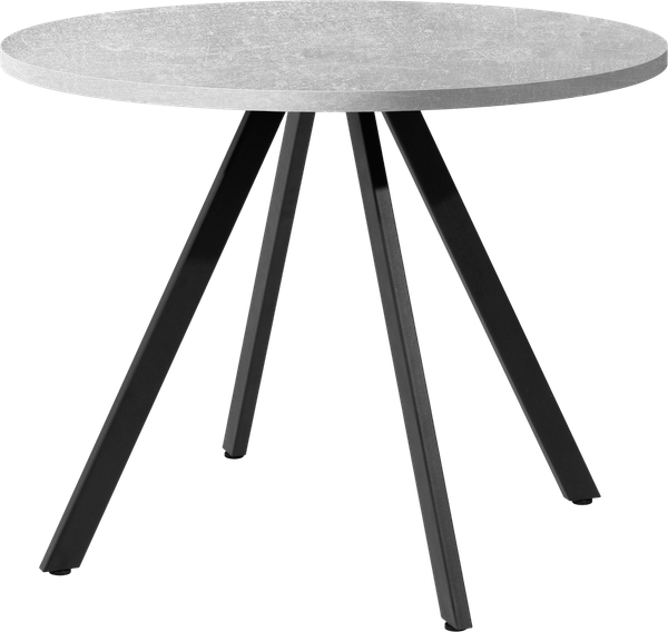 Изображение товара Обеденный стол Millwood Олесунн D100x100x75 (бетон/металл черный)